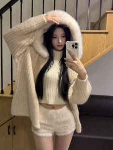CHANGTONG | Cozy Style Hooded Loose Sweater
