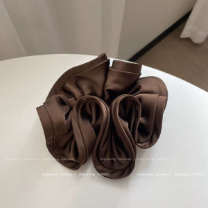 Satin Black Ponytail Hairband