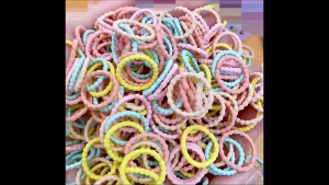 🇸🇬 100pc Colorful Hair Band With Storage Zip Bag or Box | Elastic Cute Rubber Tie For Women Mom Kids Baby Girl Children Toddler Babies Child Small Mini Korean Cartoon Hairband Accessories Head Pin Clip Pack Gift Birthday Present Rainbow Color Fashion