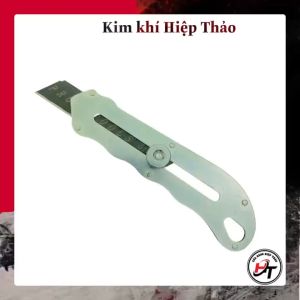 Dao rọc giấy cán thép lưỡi trổ cắt giấy mini rạch đồ 18mm to nhỏ không rỉ DRG-TT