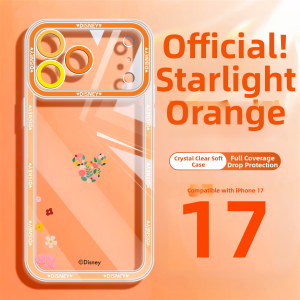 KEYOUQU | Transparent Mickey iPhone 17 Pro Case Anti-Shock High-Quality Silicone