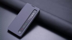 Smart Window Case for Samsung Galaxy S26 S25 Ultra S26 Plus S25 FE Edge Cover Flip Leather Display View Cover Original Shell