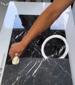 Astree Chrome Plating Stone Tiles Granite Marble Solid Surface Mosaic Stone Care Wax Tile Polishing Pengilat Lantai Batu