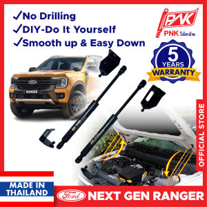 Next Gen Ford Ranger Accessories Front Damper Bonnet Absorber Gas Spring Gas Strut Bonnet Hood Damper Thailand PNK Shock Absorber Ford Ranger T9 Accessories 4x4 Ranger Accessories 4x4 Accessories Offroad Ranger 2022 – Present (Pair-Left+Right)