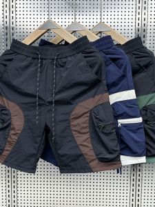 Quần Short Đi Biển Mùa Hè Mỏng Nhanh Khô Rộng Rãi Nhiều Túi Quần Short Nam Trẻ Trung Thường Ngày Cạp Vừa Quần Short Nam