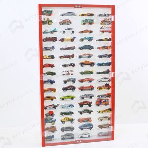RAK HOTWHEELS ACRYLIC ISI 64 TANPA LOGO MODEL PORTRAIT SKALA 1:64