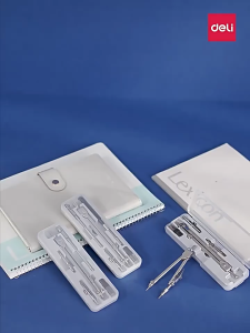 Bộ Compa Deli 8601 – Bộ Dụng Cụ Vẽ Kỹ Thuật Tiêu Chuẩn Dùng Cho Học Sinh – Sinh Viên
