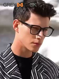 Grey Jack Kacamata Antiradiasi Blueray Model Kotak Bahan TR90 Ringan dan Simple Fashion Keren Bisa Minus 8048