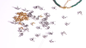 Kodokan Tali Senar 2 Lubang Silver Gold Accessories Gelang Kalung & Strap Phone Bahan Kerajinan DIY