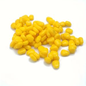 100Pcs/Lot Corn Fishing Lure Floating Fake Soft Baits Artificial Sweetcorn Imitation Baits Silicone Fishing Tackle Accessories