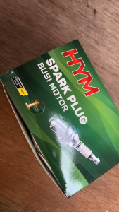 GROSIR 1 BOX ISI 10PCS Busi CPR6EA-9 HYM Busi Panjang Motor SupraX125 Karisma Blade Beat Vario