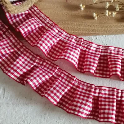Vải Voan Viền Ren Thủ Công DIY Cho Váy Tay Áo Cổ Xếp Ly Ren Viền Trang Trí Nhà Cửa May Vá