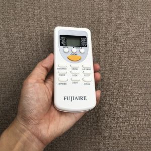 Remote đầu bấm điều hòa FUJIAIRE JH/JT-03 nút cam ở giữa - Tặng kèm pin - Điều khiển điều hòa FUJIAIRE