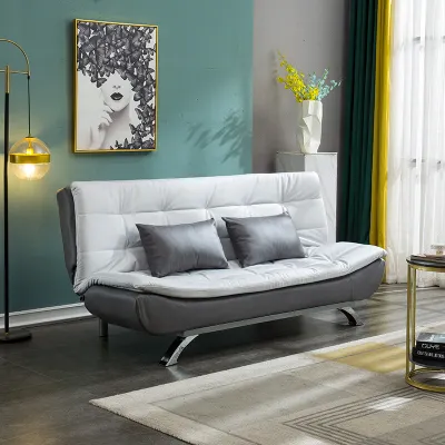 Foldable Dual-use Sofa Bed for Compact Spaces Double or Triple Seater Washable Latex and Techno-fabric