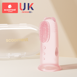 Scoornest | Infant Tongue & Oral Cleaner Soft Silicon Finger Toothbrush