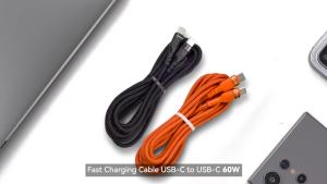Rocoren | Cáp Sạc Nhanh Rocoren 240W USB C Sang Type C PD Cho MacBook iPad Xiaomi iPhone 16 Pro Max - Dây Sạc Dữ Liệu Tốc Độ Cao