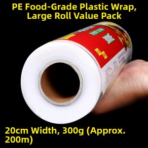 Economic Large Roll PE Food Grade Keeping Film for Kitchen Microwave Home Use Commercial Use Beauty Salon Face Mask