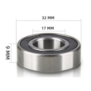 2 CHIẾC ABEC-5 6002 17329-2RS Vòng Bi Xe Đạp 17x32x9mm Chất Liệu Thép Chịu Lực Xe Đạp Chất Lượng Cao Để Nâng Cao Hiệu Suất