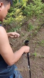 Alat Tanam benih jagung Kedelai Kacang Tanah / gejik / SIMPLE PLANTER MANUAL