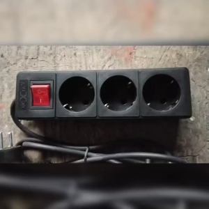STOP KONTAK + KABEL 3 LUBANG 1.5M COLOKAN LISTRIK EU PLUG 150CM 3LB