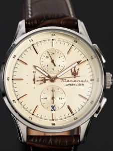 【2 Years Warranty】 Maserati Sorpasso 42mm Mens Quartz Watch Luminous Dial Hands R8871624010