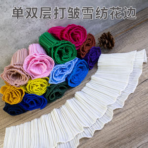 Black Lace Trim DIY Handcraft Material Pearl Decoration Home Fabric Sewing Accessories Skirt Hemming Material Edge Ornament