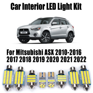 11Pcs Canbus LED Interior Ceiling Map Dome Trunk Light Kit For Mitsubishi ASX 2010- 2019 2020 2021 2022 Car License Plate Bulb