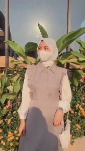 DRESS MUSLIM WANITA TERBARU KEKINIAN  / DRESS KOREA STYLE / GAUN WANITA TERBARU KEKINIAN VIRAL
