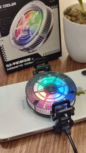 Quạt tản nhiệt điện thoại S2 sò lạnh từ tính Led RGB Gaming thế hệ mới siêu nhẹ đóng băng full mặt