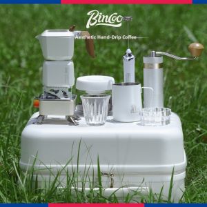 BINCOO | Portable Camping Moka Pot Set