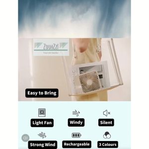 Thin Desktop Fan Light Adjustable Rechargeable Hanging Hook High Battery Capacity Safe Computer Heat dissipation Student Lampu Kipas Desktop Nipis Boleh Laras Cangkuk Gantung Boleh Dicas semula Komputer Selamat Kapasiti Bateri Tinggi Pelesapan haba电脑散热风扇