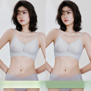 MiiOW | เสื้อชั้นในแบบสายเดี่ยวบางสำหรับผู้หญิง ไร้โครง ไร้ตะเข็บ ทรงเกาะอก ทรง V สำหรับฤดูร้อน 2025 เสื้อชั้นในแบบเกาะอก MiiOW Catwoman