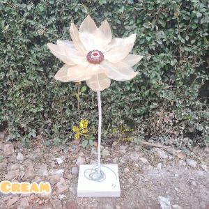 STANDING BUNGA LAMPU TERATAI DEKORASI PELAMINAN / BUNGA ARTIFICIAL / LAMPU HIAS/LAMPU TIDUR / GIAN FLOWERS