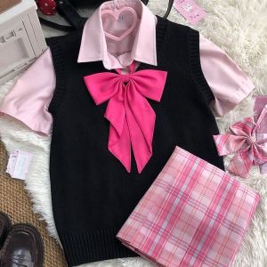 Sweet Stylish Thin Knitted Sweater Vest Top Layering Autumn Sleeveless Womens Fashionable College Style Tank Top