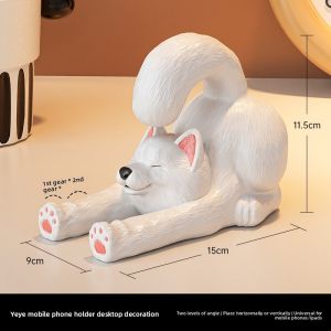 FONDOLO | Creative Samoyed Phone Desk Stand Office Decor