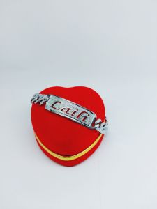 gelang rantai istimewa ukir nama original