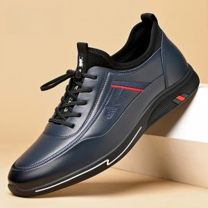 SPIDER KING | Summer Breathable Leather Soft Sole Mens Shoes