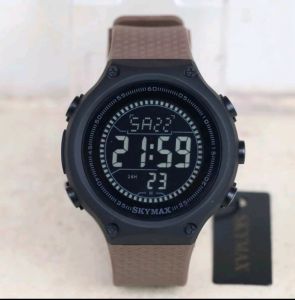 SKYMAX 2118G/1810G Original Jam Tangan Digital Tali Rubber Pria