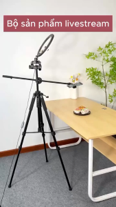 Tripod Điện Thoại Chống Rung Gấp Gọn 1m7 Cao Cấp Máy Ảnh Có Đèn 33cm 3 Chân Bluetooth Livestream 68 Leon