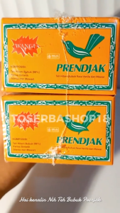 Teh Hitam Bubuk / Teh Prendjak Bubuk Wangi 50gr / 1 Pack isi 10 Box
