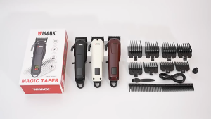 WMARK Hair Cutting Machine Digital Display Trimmer and Barber Scissors for Hairdressing Easy Control