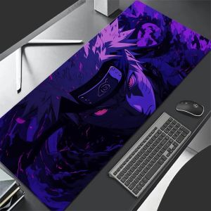 Japan Anime Keyboard Rug XXL PC Purple Gamer Cabinet Mouse Pad Laptop Dark N-narutoS U-uzumakiS Mousepad Cool Rubber  Desk Mat