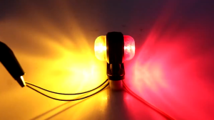 1 Pasang Lampu Penanda Posisi 24V Samping Lampu Bak Sinyal Dua Sisi LED Lampu Bak Aksesoris Mobil Truck