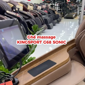 Miễn phí lắp đặt | Ghế Massage Kingsport Deluxe G68 Sonic Công Nghệ Sóng Âm Kingsonic 20 Bài Massage Chuyên Nghiệp
