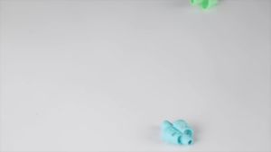 3pcs/set Silica Pencil Grasp Children Writing Training Correction Tool Two-Finger Gel Pen Grips