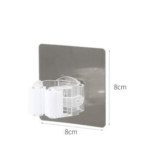 กาวอเนกประสงค์ตะขอติดผนังตัวจัดระเบียบไม้ถูพื้นผู้ถือชั้นแขวนไม้กวาดตะขอแขวนห้องครัวห้องน้ำตะขอแข็งแรง