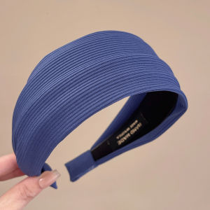 Korean Style Wide Edge Hairband Womens Fashionable Non-compressive Headband Elegant Hair Accessories for All Hair Types