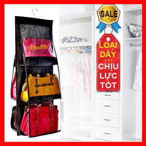 Túi Treo Tường Đa Năng Giá Treo Túi Xách 6 Ngăn Size 90x35 Cm