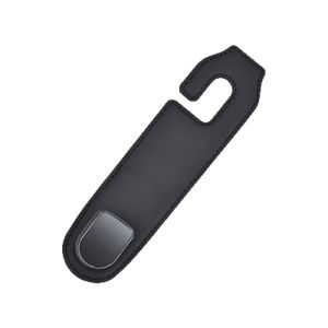 SEAMETAL Hidden Car Back Seat Hook Headrest Suede Leather Soft Hanging Hook 20kg Load-Bearing Wear-Resistant Rear Row Hanger