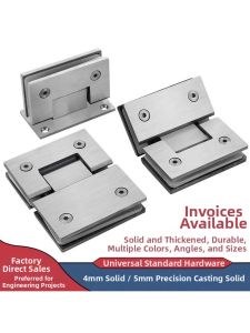 FENGHONGTAO | Frameless Bi-directional 180 Degrees Pivot Hinges